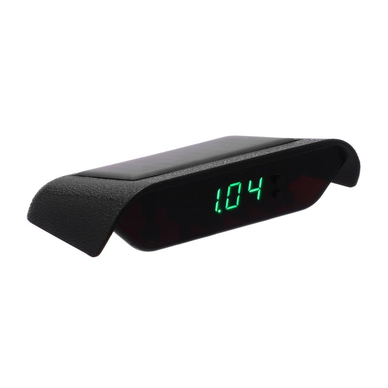 Solar Power Desk Clock Electronic Luminous Car Clock Night Light Dependable - Image 2