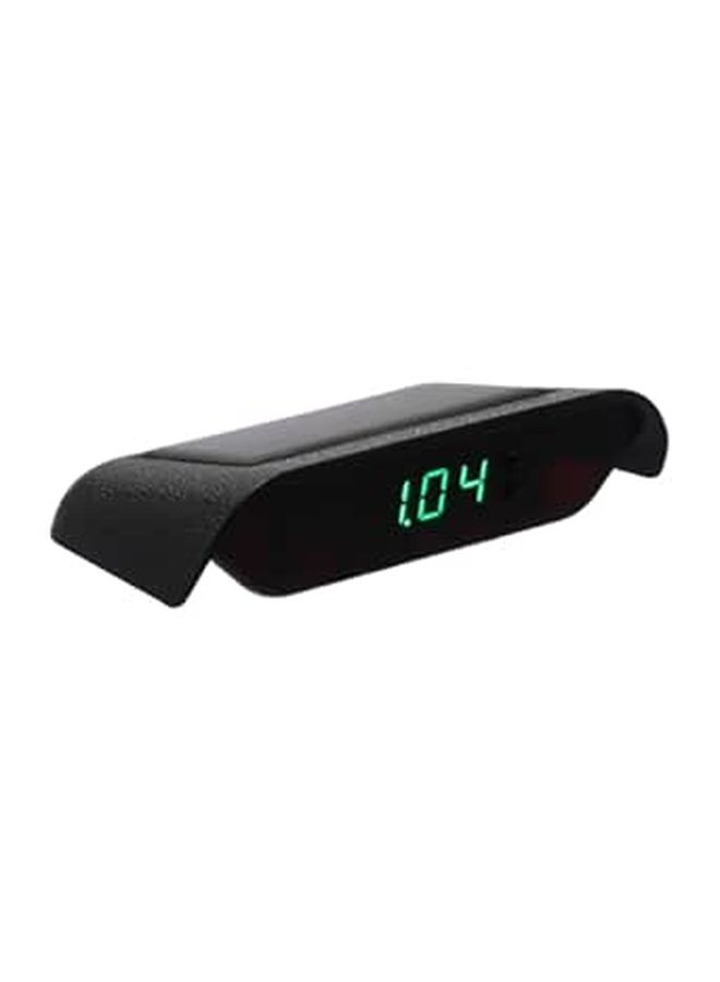 Solar Power Desk Clock Electronic Luminous Car Clock Night Light Dependable - Image 1