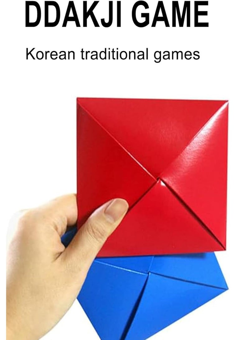 JOGAMS Gonggi Korean Game Squid Gongi Game Pack, Folk Dice Stone Catching Game Jebi Kicks, Gong gi, Biseokchigi, Paeng y, DDAKJI, Hand Eye Coordination Training Toy - Image 3