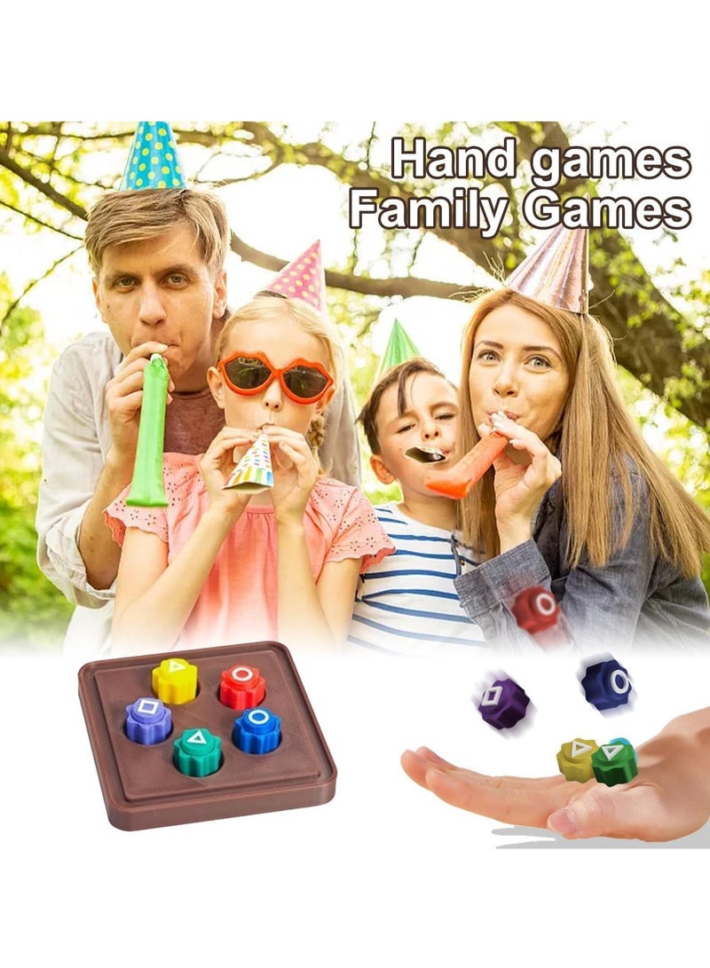 JOGAMS Gonggi Korean Game Squid Gongi Game Pack, Folk Dice Stone Catching Game Jebi Kicks, Gong gi, Biseokchigi, Paeng y, DDAKJI, Hand Eye Coordination Training Toy - Image 5