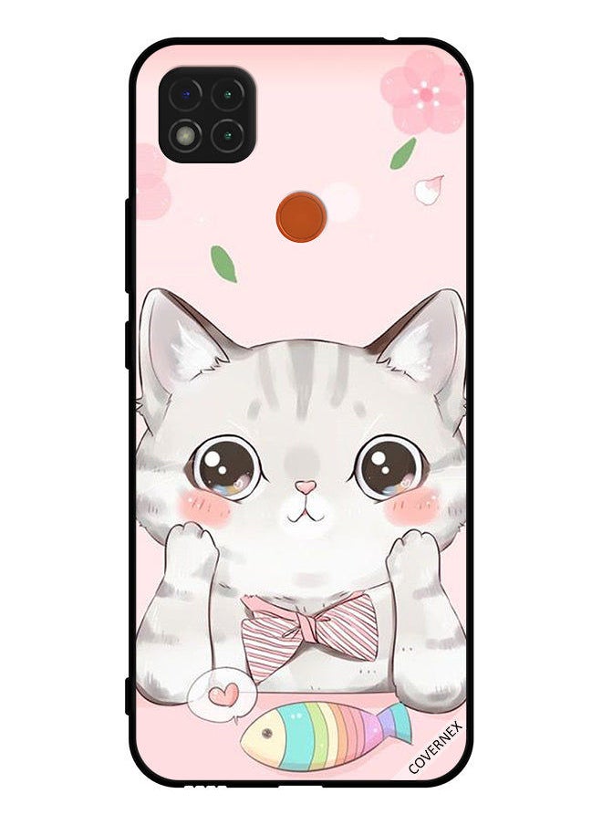 Covernex Protective Case Cover For Xiaomi Redmi 9C Cat And Fish  - Image 1