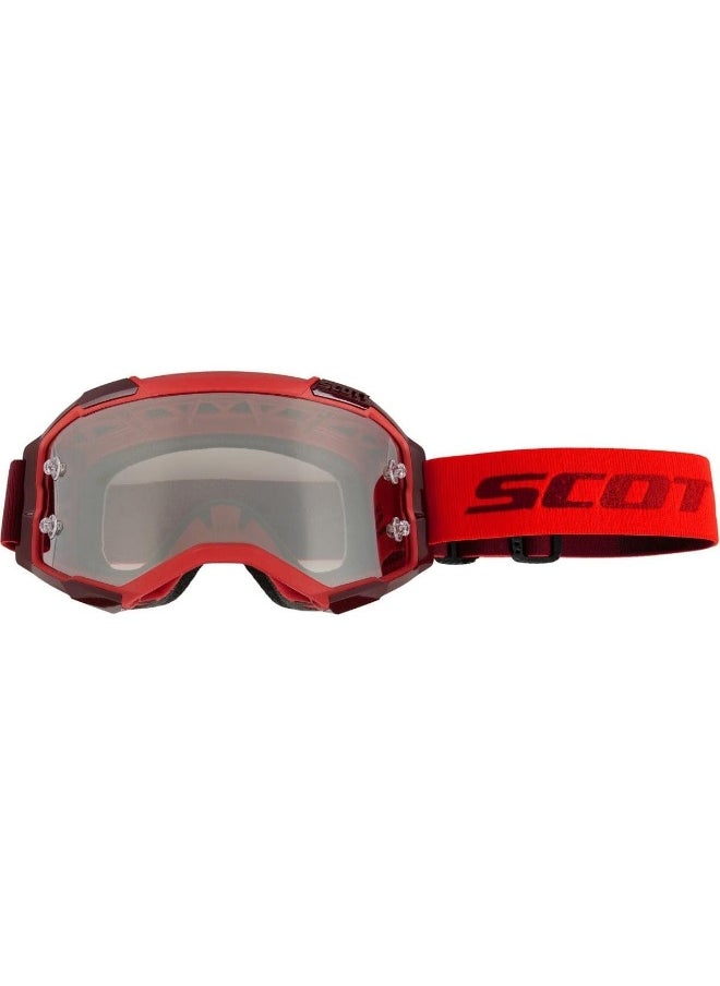 Scott SCOTT Prospect Goggles (One Size Fits Most, Red/Silver Chrome Works Lens)  - Image 1