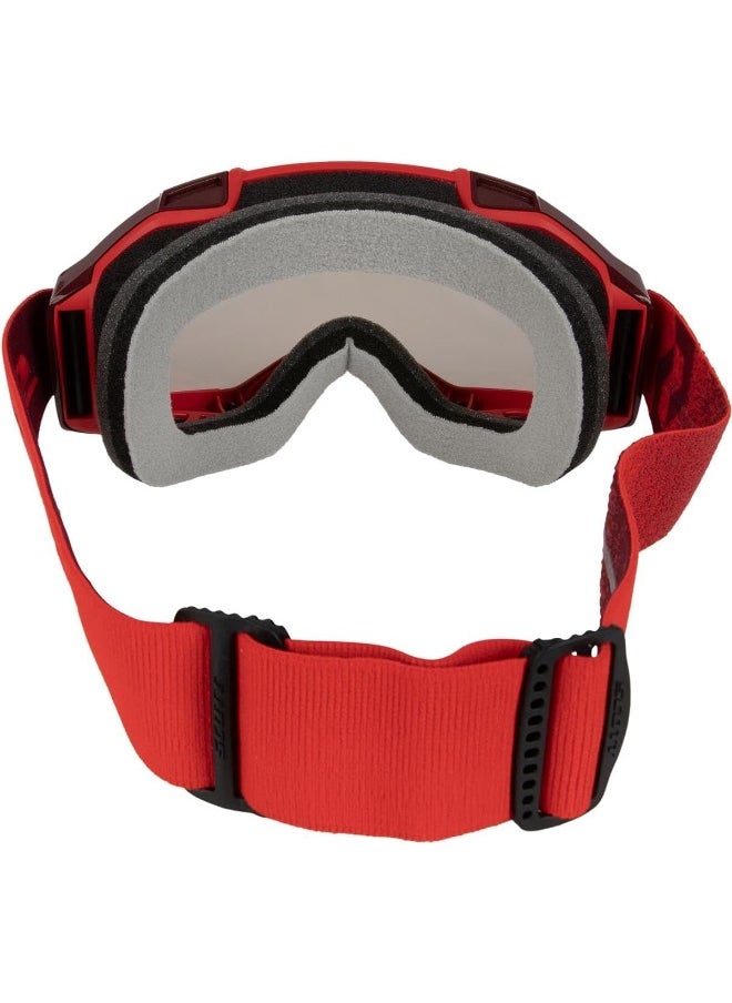 Scott SCOTT Prospect Goggles (One Size Fits Most, Red/Silver Chrome Works Lens)  - Image 4