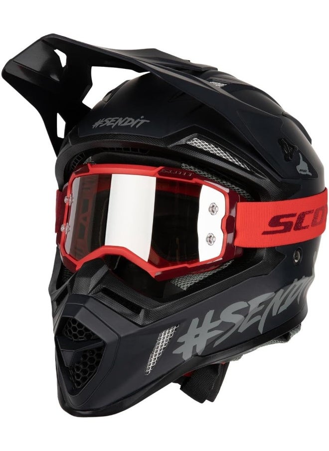 Scott SCOTT Prospect Goggles (One Size Fits Most, Red/Silver Chrome Works Lens)  - Image 5