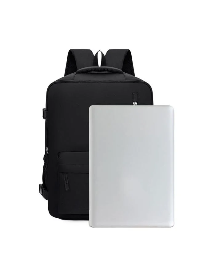 Take Two Black Backpack with Shoe Compartment