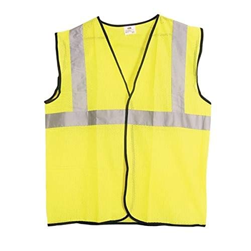 SAS Vest, Class 2 Yellow with 2" Reflective Tape - Med - Image 1