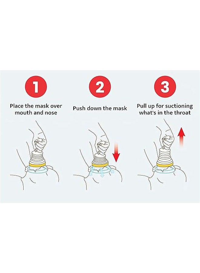 general 1-pack child remover, portable device for toddlers and children to remove blockages, safe and effective baby first aid kit, easy to use, comes with different sizes of masks - Image 3