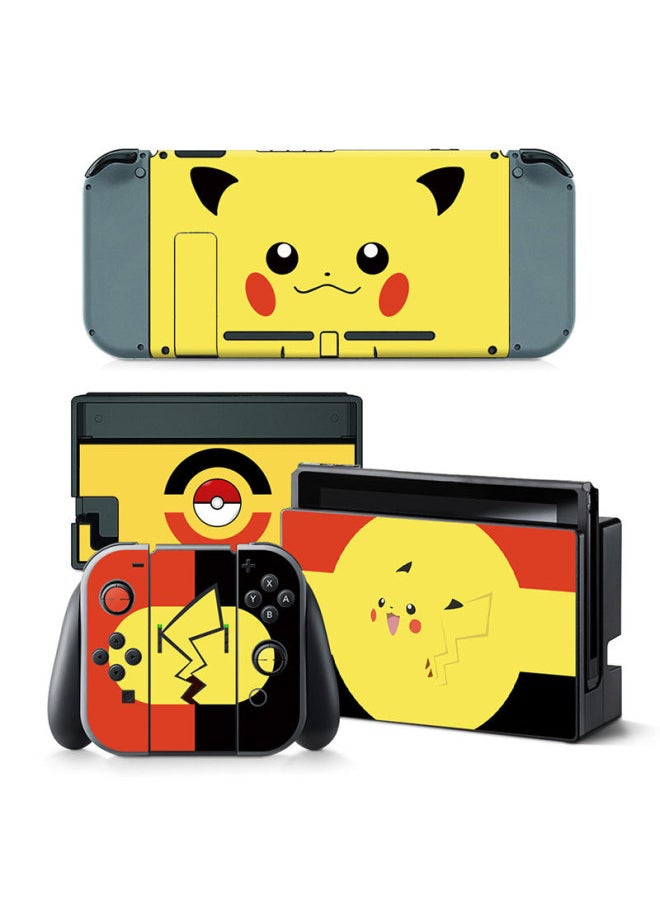 Generic Suitable For Nintendo Switch Film NS Switch Sticker Switch Cartoon Pikachu Personality Sticker-Color:TN-switch-0001  - Image 4