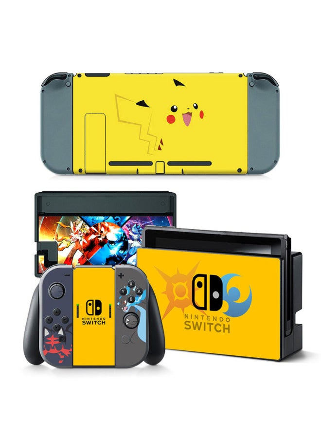 Generic Suitable For Nintendo Switch Film NS Switch Sticker Switch Cartoon Pikachu Personality Sticker-Color:TN-switch-0001  - Image 1