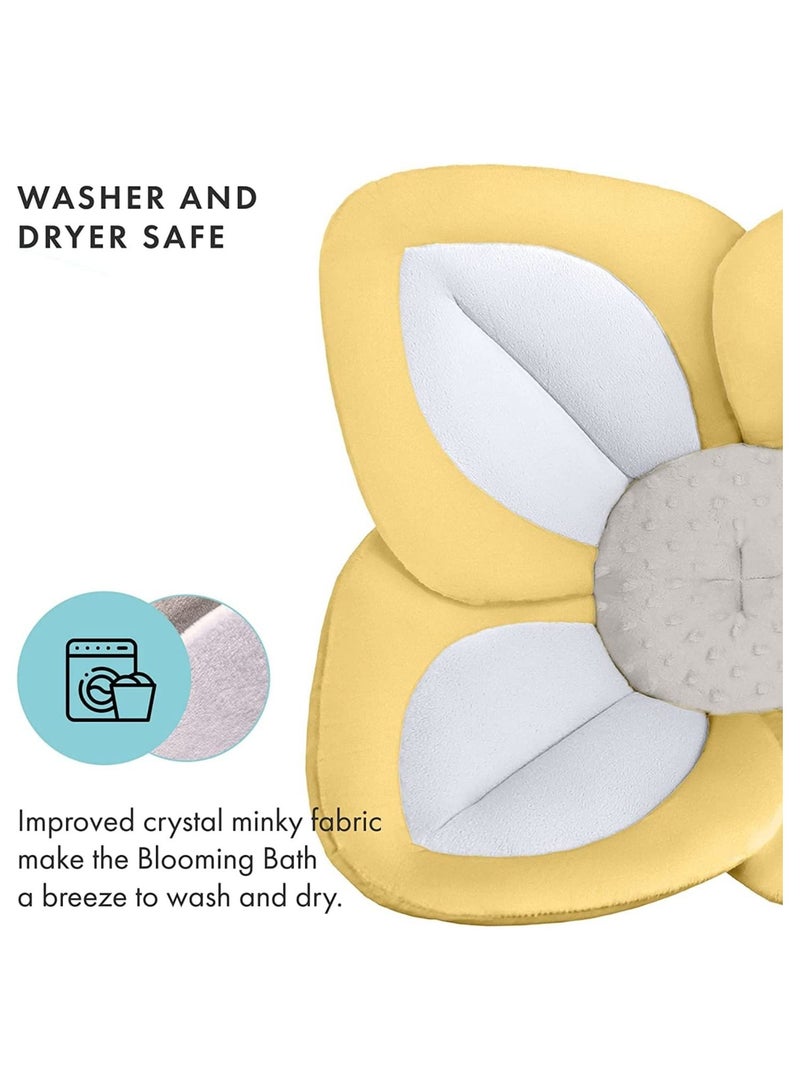 Gonice Blooming Lotus Baby Bath Seat Flower Shaped Comfortable Bathtub Baby Bath Seat Premium Baby Bathtub Newborn and Baby Essentials Baby Gift Fits Most Sink  - Image 4