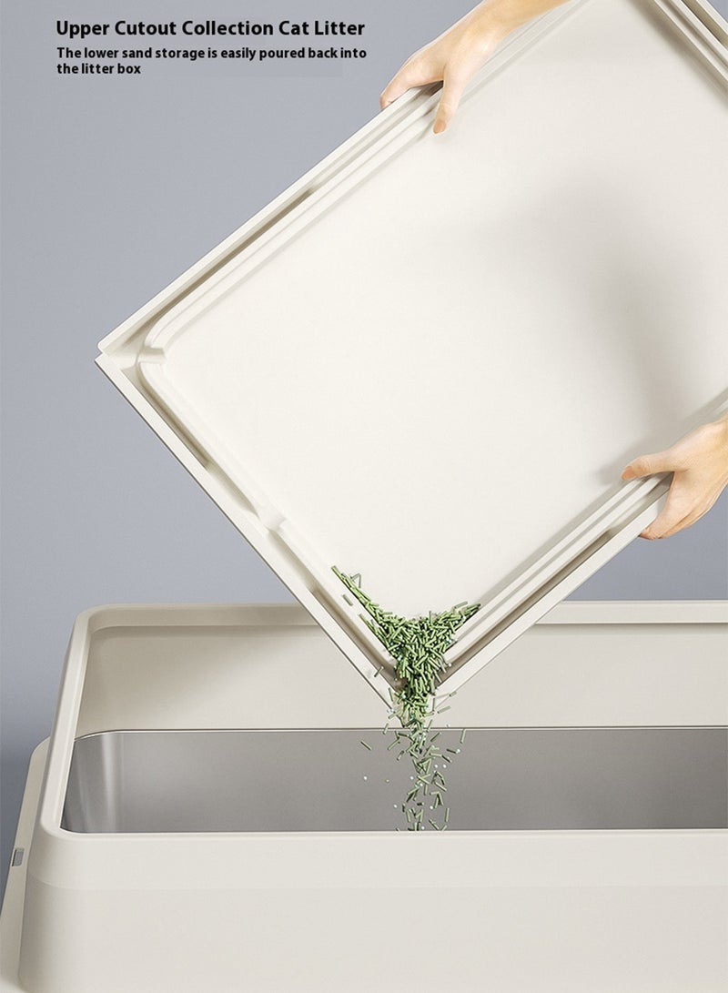 Kidle صندوق فضلات قطط من الفولاذ المقاوم للصدأ - Image 4