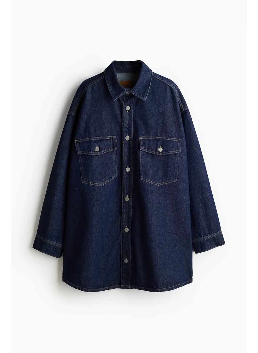 H&M Oversized Denim Shirt