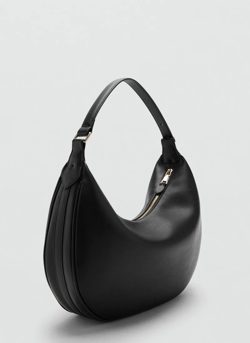 MANGO Oval shoulder bag