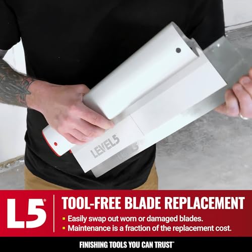 Level-5 LEVEL5 24-Inch Skimming Blade | Precision 0.3mm German Stainless Steel Blade Insert (Replaceable), Ergonomic Aluminum Blade Profile | 4-924 - Image 5
