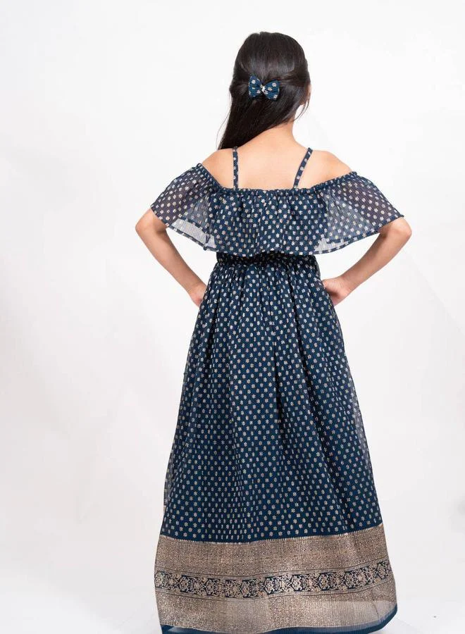Maithili Maithili Printed A-Line Off Shoulder Maxi Dress