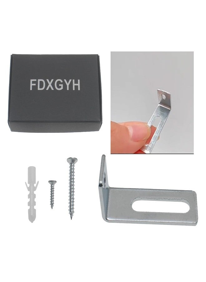 مجموعة أدوات تثبيت السبورة البيضاء FDXGYH (10 قطع) - أقواس تعليق السبورة البيضاء على شكل حرف L - طقم أدوات تركيب السبورة البيضاء مع براغي وأنبوب تمديد - Image 5