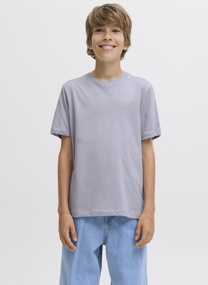 Jack & Jones Junior Kids Jjninety Crew Neck T-Shirt - Image 1