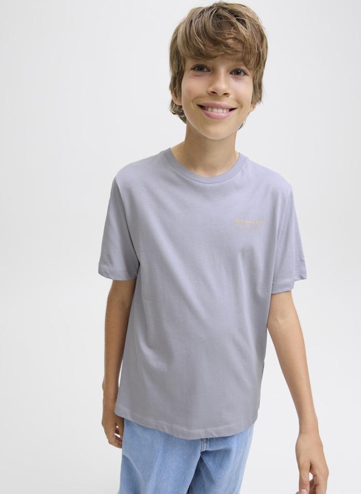 Jack & Jones Junior Kids Jjninety Crew Neck T-Shirt - Image 3