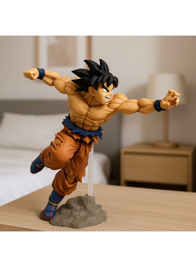 One Piece Son Goku Figure from Dragon Ball Z Anime – Realistic Design with Detailed Features, Capturing the Spirit of Battle and Excitement – Perfect Decorative Piece for Anime Collectors - Image 2