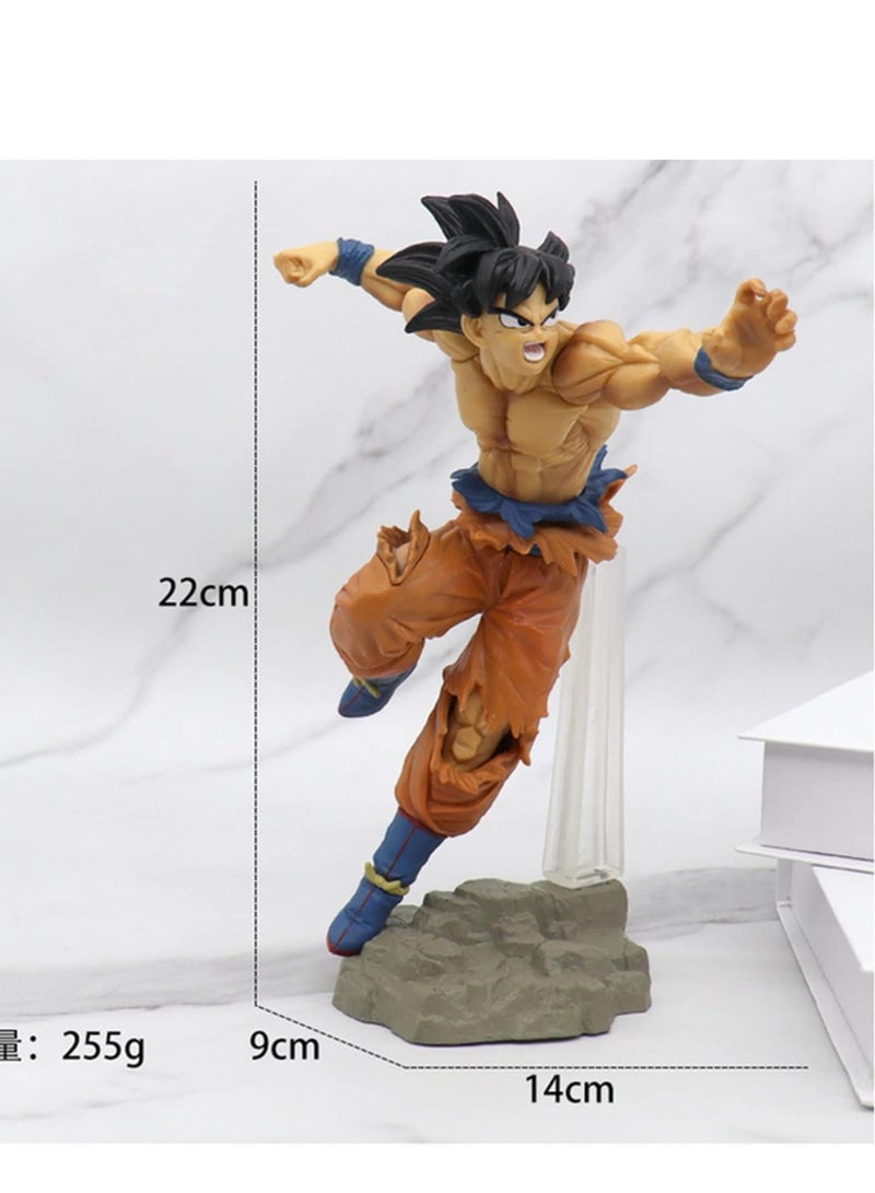 One Piece Son Goku Figure from Dragon Ball Z Anime – Realistic Design with Detailed Features, Capturing the Spirit of Battle and Excitement – Perfect Decorative Piece for Anime Collectors - Image 5