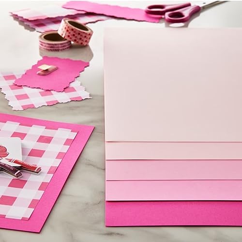 Recollections Cardstock Paper, 8 1/2 X 11 Pink Buttons - 50 Sheets - Image 2