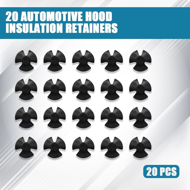 HEVLE Hood Insulation Retainer Clips (20PCS) - Image 3