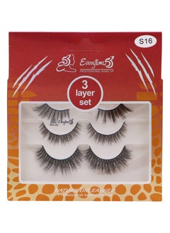 Everytime53 Everytime53 Women's 3 Layer Set Eye Lashes - S16  - Image 1