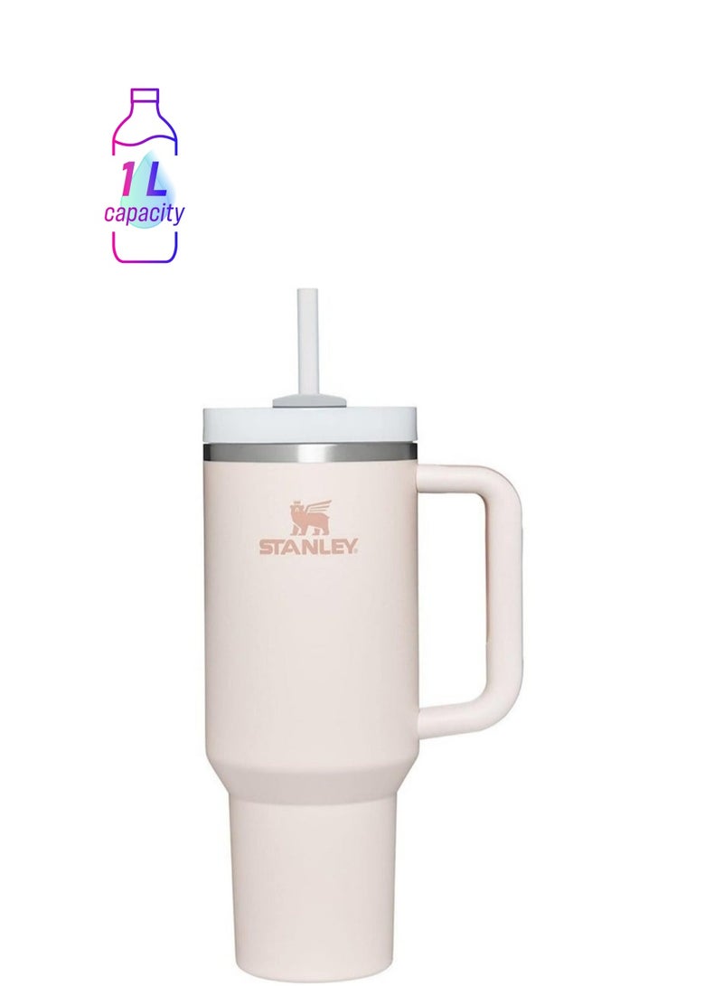Stanley Quencher H2.0 FlowState Stainless Steel Vacuum Insulated Tumbler with Lid and Straw for Water, Iced Tea or Coffee, Smoothie and More, 40 oz  - Image 1