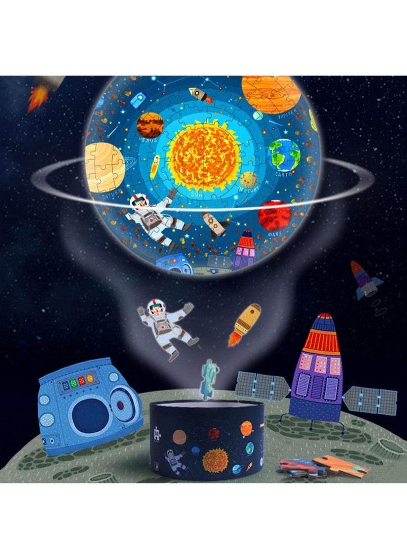 Space Theme Jigsaw Puzzle, 150Pcs Exploring Space Solar System Floor Puzzles with Box Educational Science Toy for Kids Ages 5-9 Years old - pzsku/ZE126AED4AD8FCAF21297Z/45/_/1668513567/550b99db-2d1d-4b58-8bc1-faf17cbe6a18