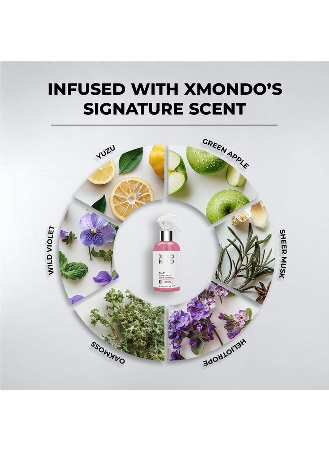XMONDO XMONDO Hair Salty Sea Salt Spray - Vegan Formula with Natural Minerals, Seaweed Extracts, and Baobab Oil to Fight Static, Enhance Hydration, and Add Shine, 6 Fl Oz 1-Pack  - Image 5