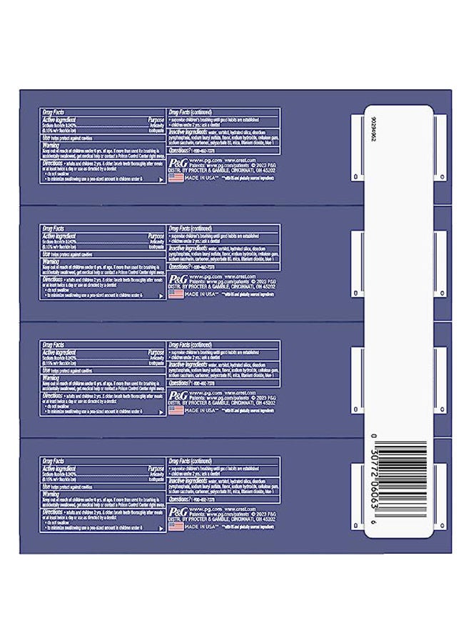 Crest 3D White Toothpaste, Advanced Luminous Mint, Teeth Whitening Toothpaste (Pack of 4) - Image 2