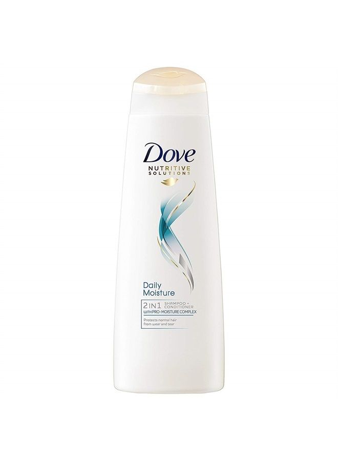 Dove Daily Moisture 2-in-1 Shampoo and Conditioner 400 ml - by Dove - Image 1