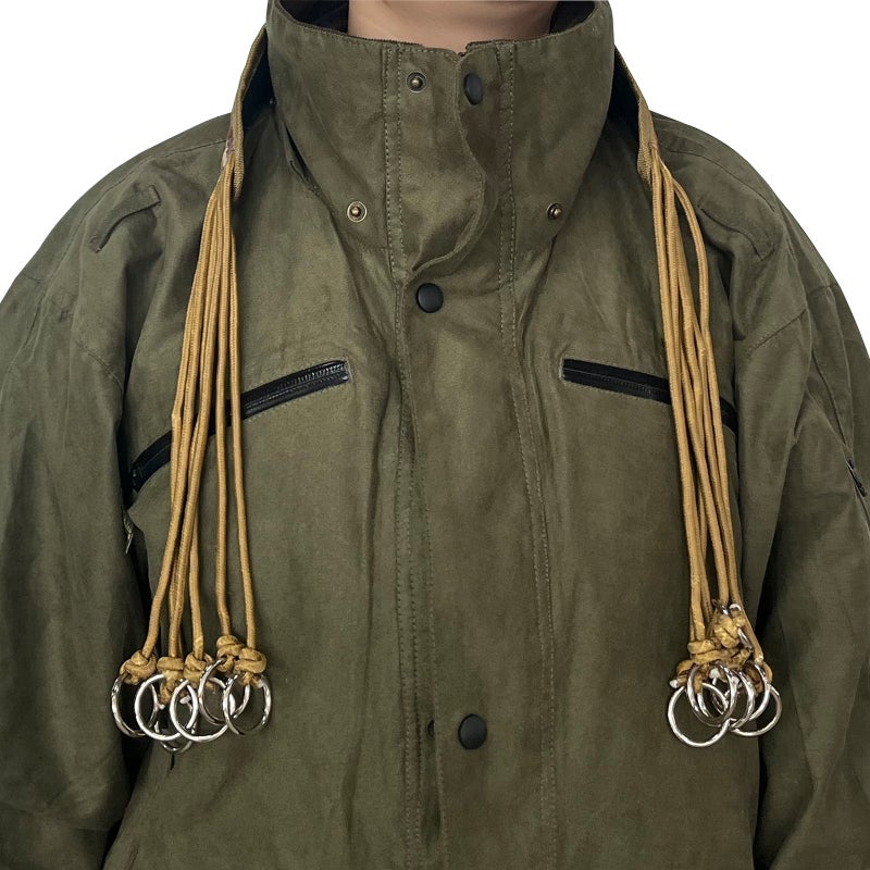 Duck Hunting Lanyard Carrier 12-Ring Polyester Velvet Camouflage Design - Durable Foldable Waterfowl Hunting Gear for Duck Bird Pheasant Hunting - Image 3