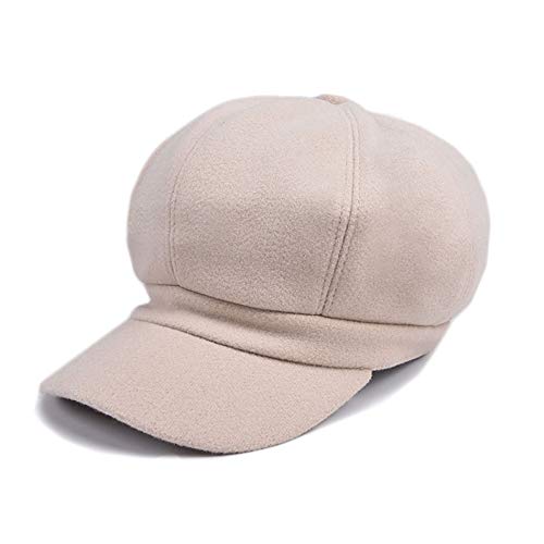 Newfancy Kids Boys Girls Winter 8 Panels Newsboy Caps Wool Flat Beret Cabbie Hat for Toddler Baby,2 to 7 Years - Image 4