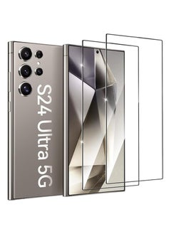 Glass S24 Ultra Screen Protector  Shockproof Protection Anti Fingerprint & Smudge Screen Protector Easy to Install Bubble Free HD Clear Only Fit For Samsung S24 Ultra 6.8'' (2 Pack)  - Image 1