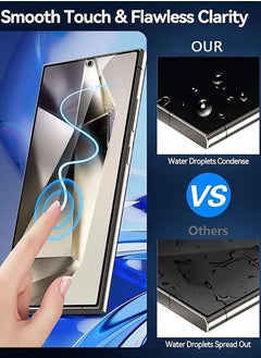 Glass S24 Ultra Screen Protector  Shockproof Protection Anti Fingerprint & Smudge Screen Protector Easy to Install Bubble Free HD Clear Only Fit For Samsung S24 Ultra 6.8'' (2 Pack)  - Image 4
