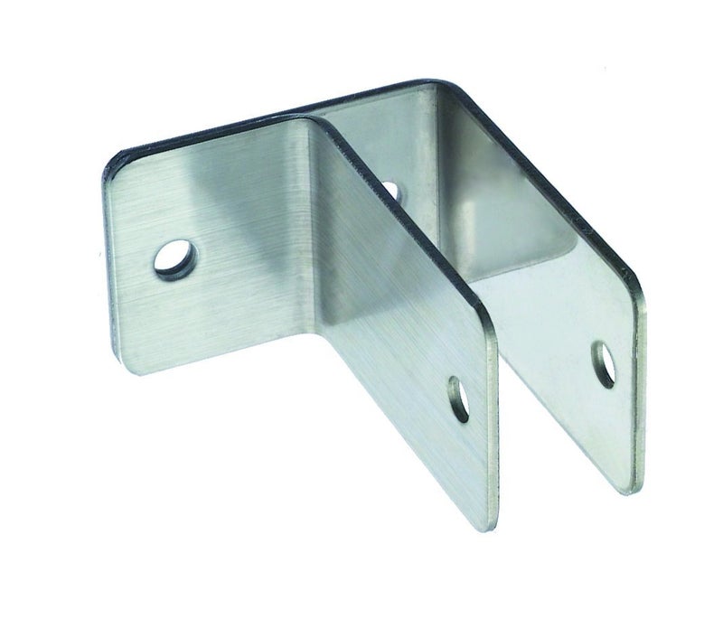Harris Hardware 11849 One Ear Stamped Stainless Steel Wall Bracket 1-1/4-Inch Panel Thickness 2-1/2-Inch Bracket Height 2-3/4-Inch Base Length 1-1/2-Inch Base Width, - Image 5