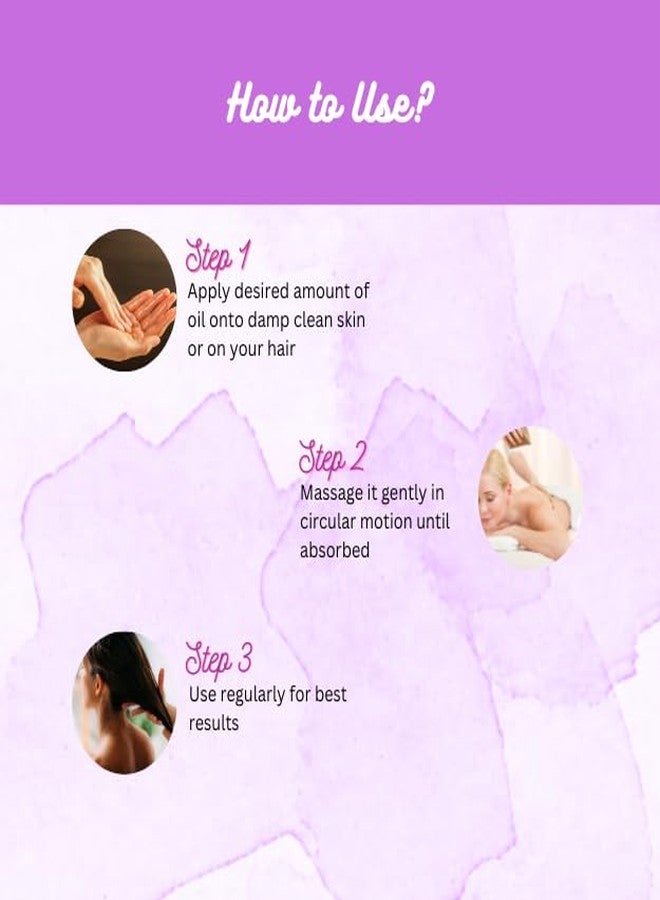 ESTAVITO ESTAAVITO LAVENDER Massage oil 500ml for Hair and body Massage - RELAXING & CALMING Massage Oil with Vitamin E and Lavender extracts - Image 4