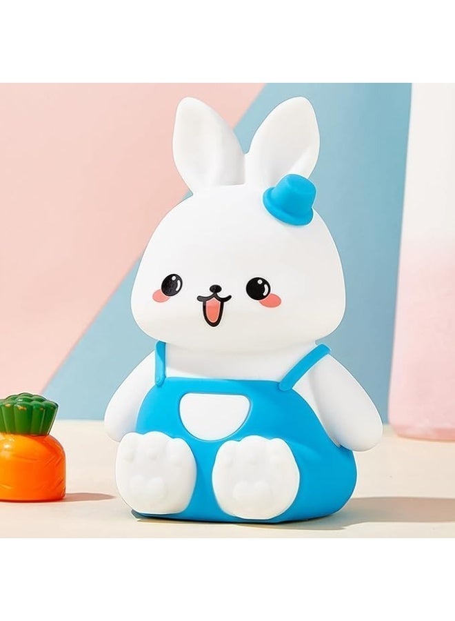 zoba Cute Rabbit Night Light for Kids, Multi-Color LED Light, Soft Silicone, Rechargeable, Bedroom Decor - Image 3