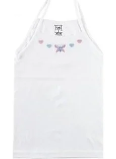 Tutku Passion 0165 Girl Rope Strap Embroidered Undershirt 3 Pieces