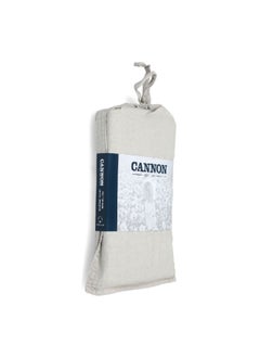 Cannon 2-Piece Stone Washed Premium Cotton Pillow Case Set Beige 3 x 15 x 23 cm CN PCQ2PCSW-BGED  - Image 2