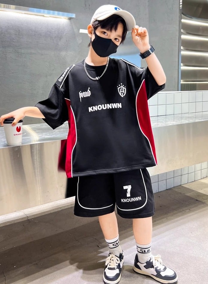 KUYING New Children's Basketball Suit Set  - Image 3