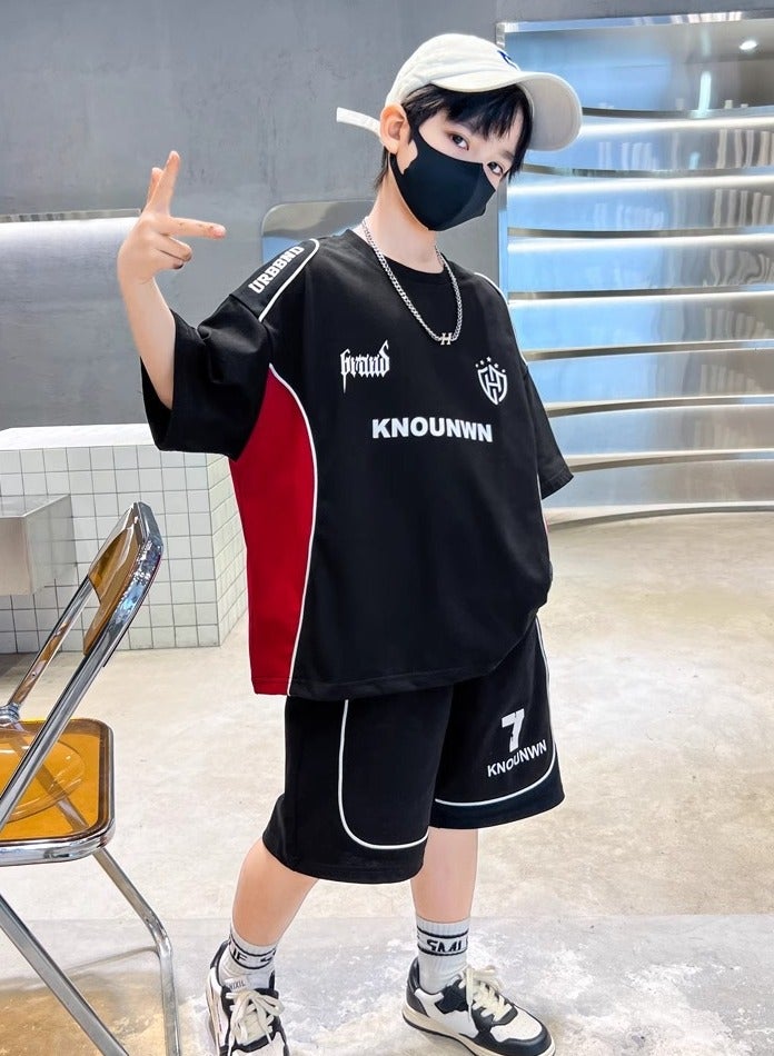 KUYING New Children's Basketball Suit Set  - Image 2