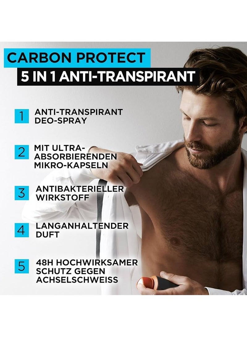 L'oreal Paris Men Expert Carbon Protect Anti Perspirant Deodorant Spray, 150 Ml - Image 5