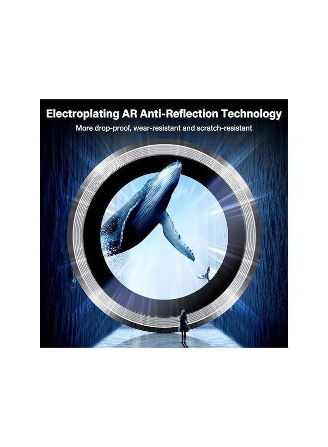 PROMASS Galaxy S24 Ultra Camera Lens Protector, [Not Easy to Break] [Strong Adsorption] Optical Grade Tempered Glass+Metal Individual Ring Scratch-Resistance Camera Screen Cover (Silver) - Image 4