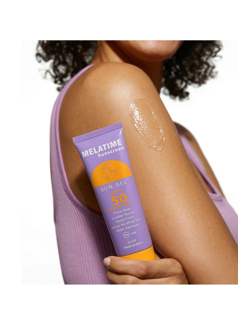 Melatime Sunscreen Gel with SPF 50+, 50g - Image 2
