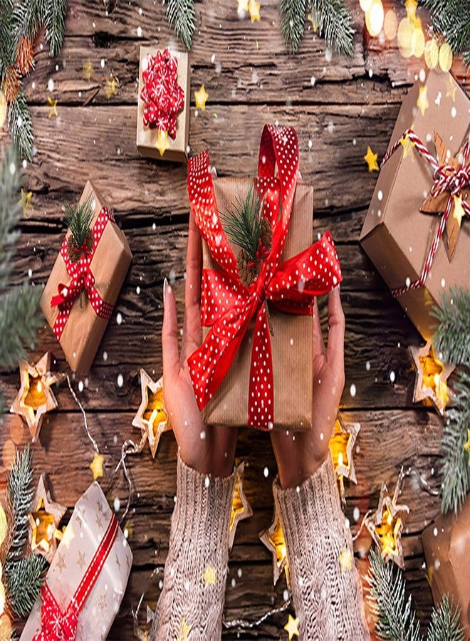 Geefuun 24Pieces Christmas Artificial Pine Needle/Pick Decorations 1 Pack Jute Twine Rope - Xmas Party Gift Wrapping Decor Wreaths Arrangement Tree Ornaments Wedding Supplies - Image 2