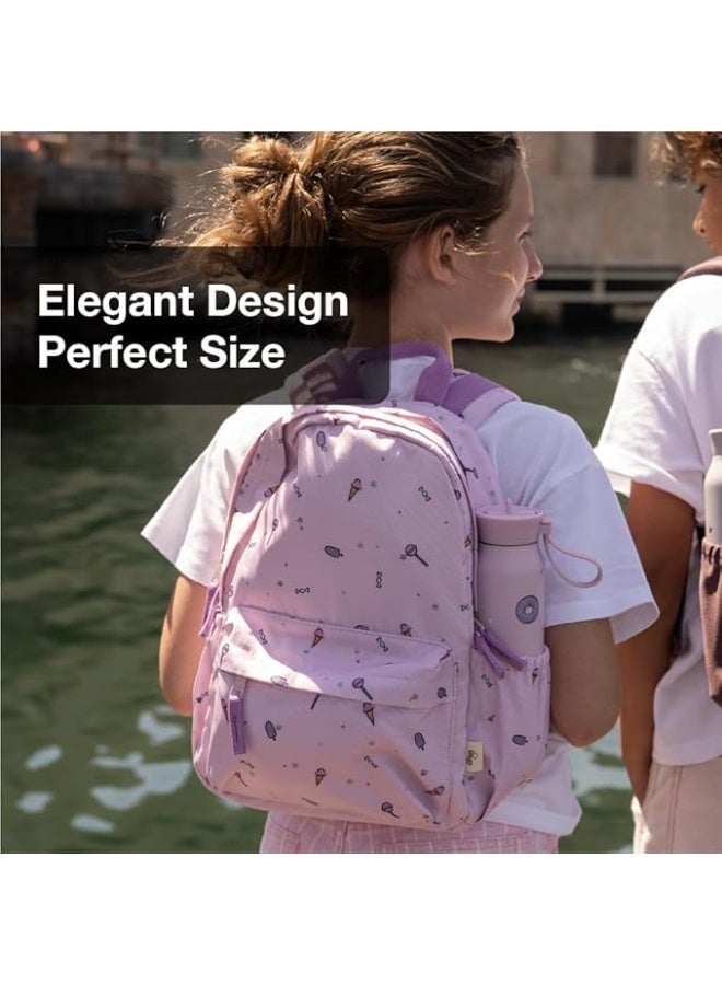 Medium Backpack for Kids | PET Recycled Material - Ballerina - Image 2