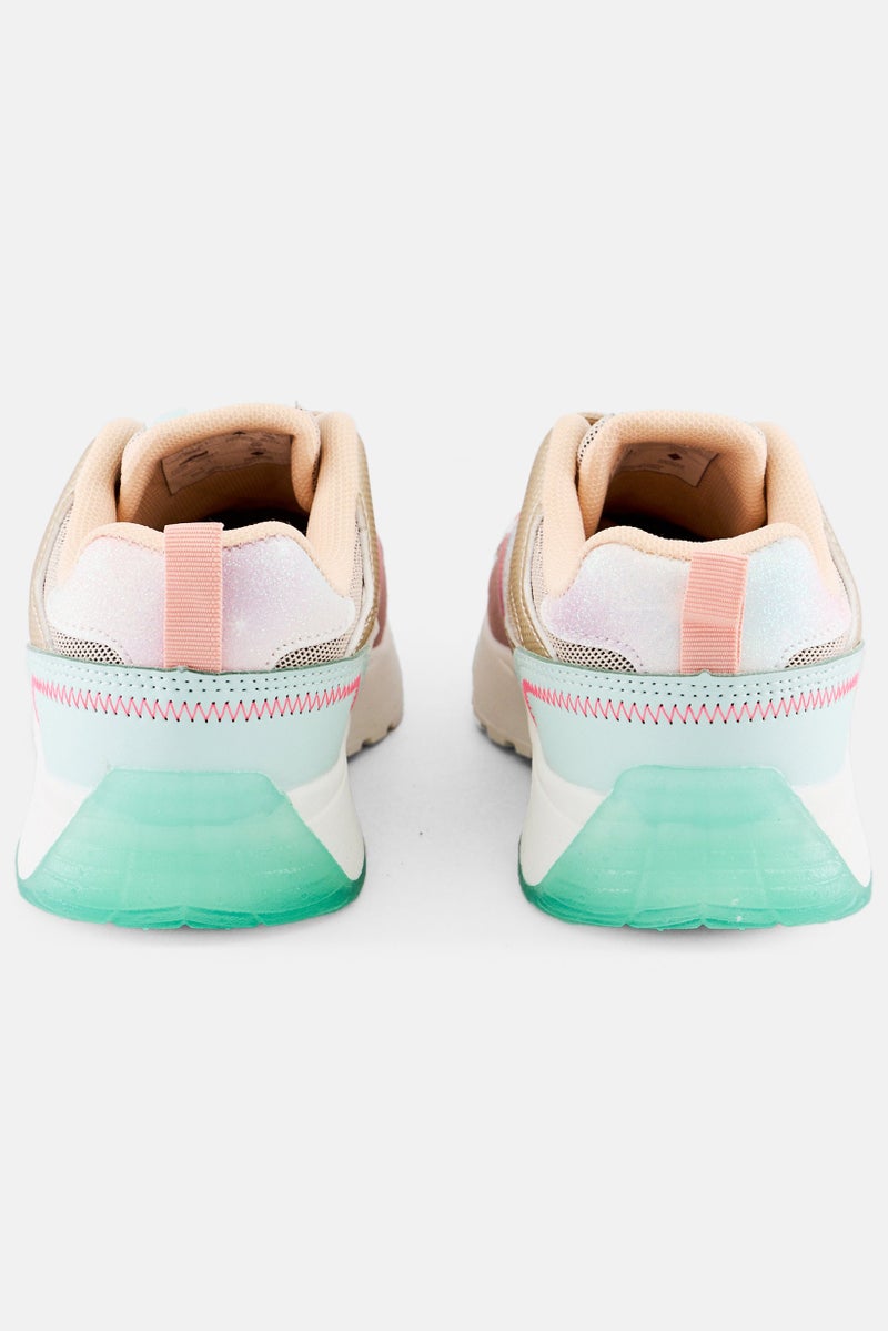 Xti Kids Girl Lace Up Casual Shoes, Multicolor  - Image 2