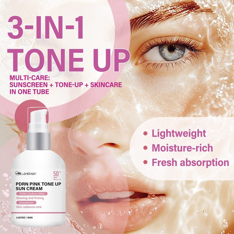 LANEMAY Pink Brightening Foundation SPF50+ PA++++ Firming & Radiant - Image 3